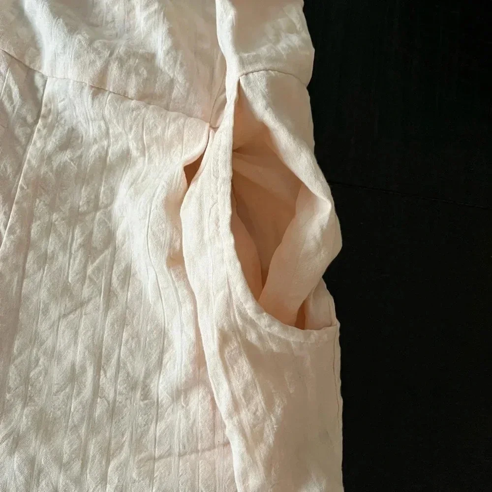 Lace up back Jumpsuit Summer ASOS DESIGN wide leg - Picture 5 of 6